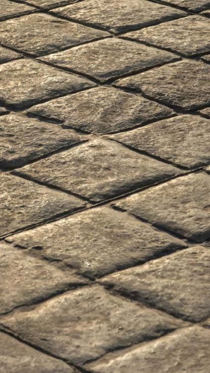 Béton marqué (imprimé) : l’aspect pierre, bois ou brique